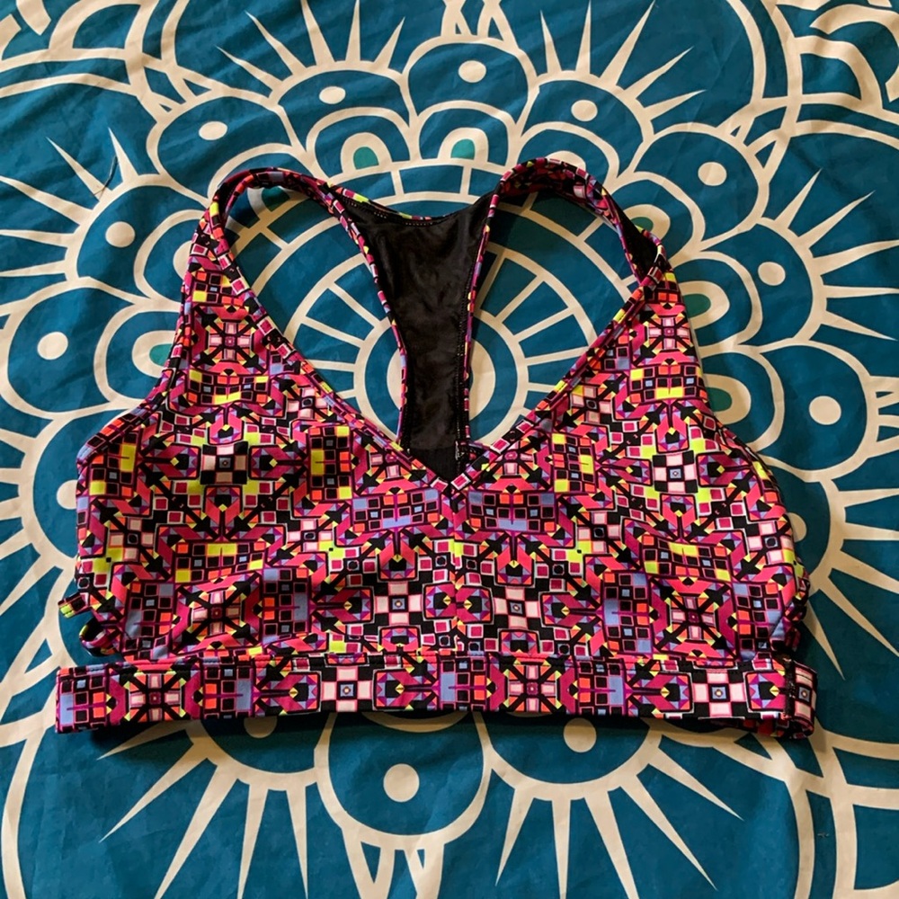 Victoria sport size medium multicolor sports bra VSX VICTORIAS SECRET PINK BLACK